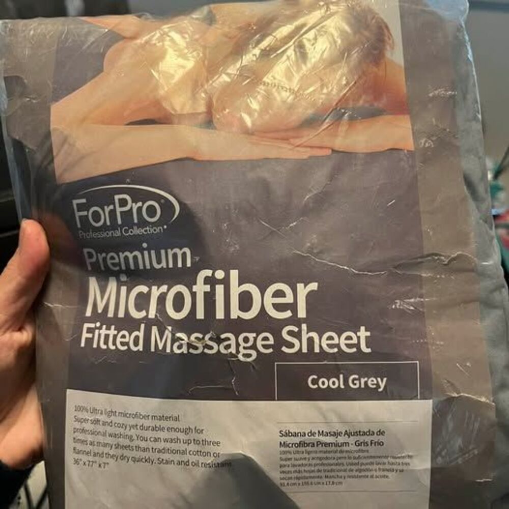 ForPro Premium Microfiber Fitted Massage Sheet